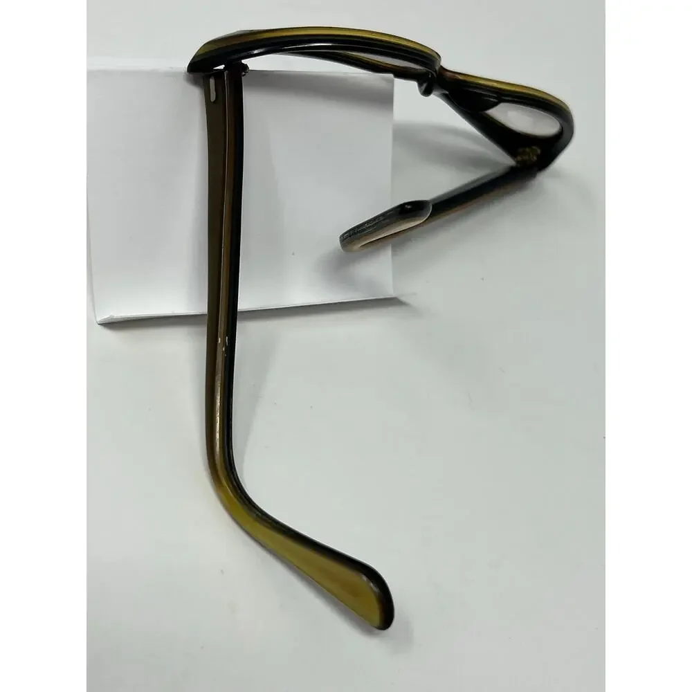 Vintage Prestige Ann Cat Eye Glasses Frame 46-19 Two Tone Bronze Black 50s 60s
